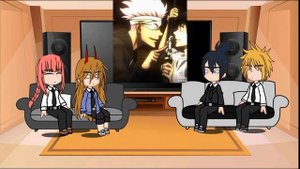 Chainsaw man react to gojo