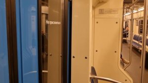 Солнцевская линия метро. Деловой центр - Парк Победы на "Оке-Баклажан". 7 мая 2024г.