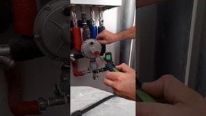 Настройка регулятора давления FRG/2MC dn20,заполнение, проверка,запуск, котла ItaltermFR40.Часть2