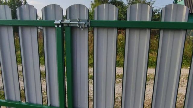 БЮДЖЕТНЫЙ ЗАБОР НА ДАЧЕ СВОИМИ РУКАМИ/ 400 Р ЗА ПОГОННЫЙ МЕТР/