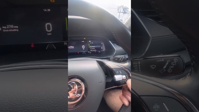 How to reset the oil change  inspection service light  message on a 2020 Skoda Octavia