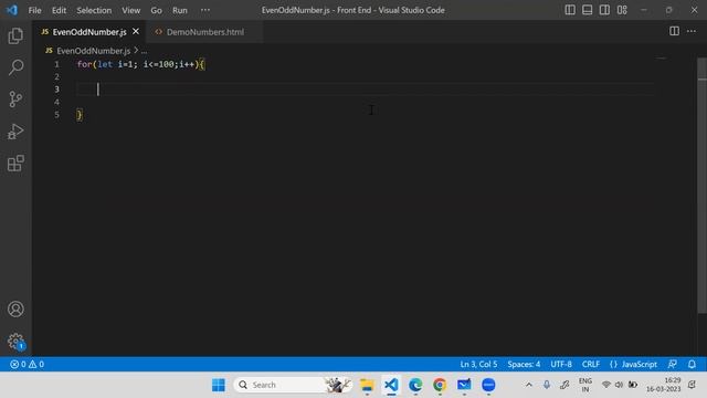 JavaScript Tutorial: Finding Even and Odd Numbers Between 1-100