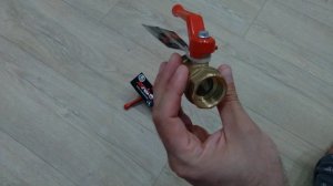 Латунный шаровой кран для воды VALFEX OPTIMA 3/4