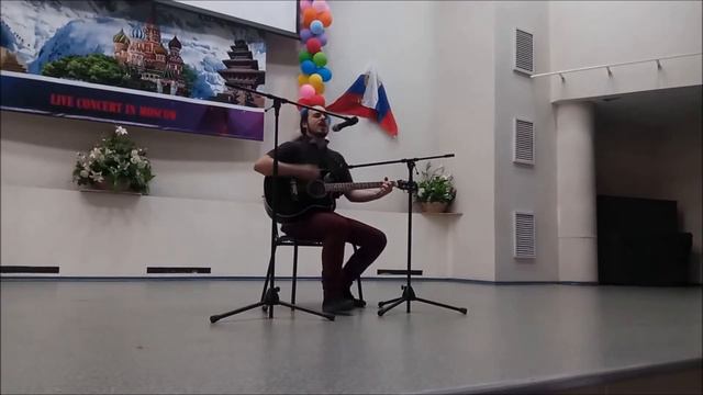 Argyris Tasoulas - ДДТ - Где мы летим (acoustic cover) live at РУДН смотреть онлайн