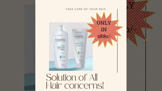 Hair X Advanced care Fall Defence Anti Hair Fall Shampoo Oriflame pakistan смотреть онлайн