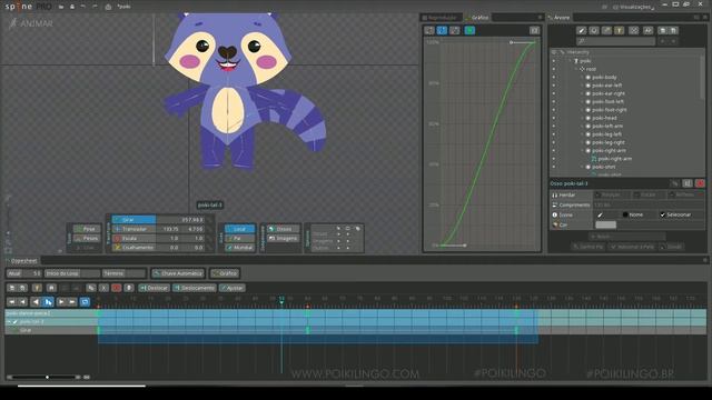 SPINE ANIMATION POIKI TAIL смотреть онлайн