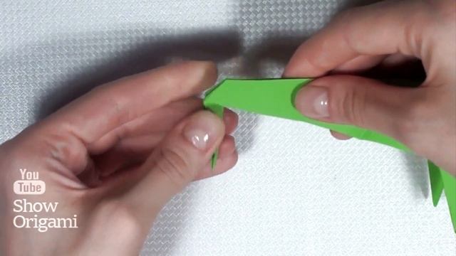 Оригами ДИНОЗАВР ИЗ БУМАГИ - Велоцираптор
