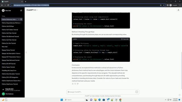 python get all values from dictionary