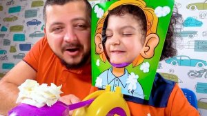 Челлендж ПИРОГ В ЛИЦО или PIE FACE Challenge с Артемом и его папой!