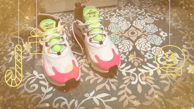 UNBOXING WOMEN AIR MAX 270 REACT l WHITE/BLACK-HYPER PINK BLANC/HYPER ROSE/NOIR смотреть онлайн