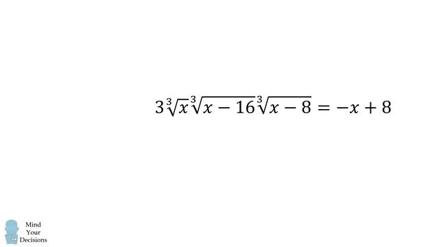 A challenging sum of cube roots problem смотреть онлайн