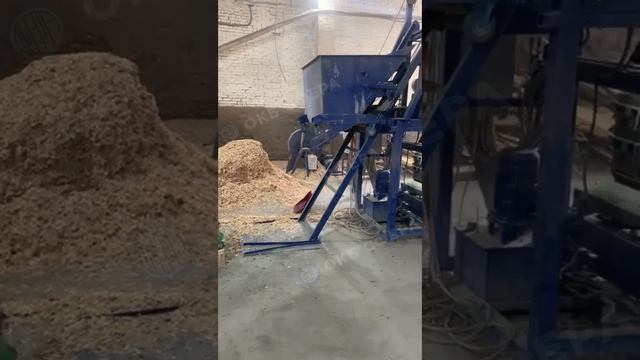 Производство арболита в Казахстане. Работа линии "Сфера-2" смотреть онлайн