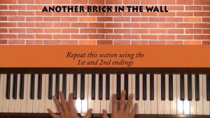Another Brick in the Wall Pink Floyd Piano Tutorial SLOW