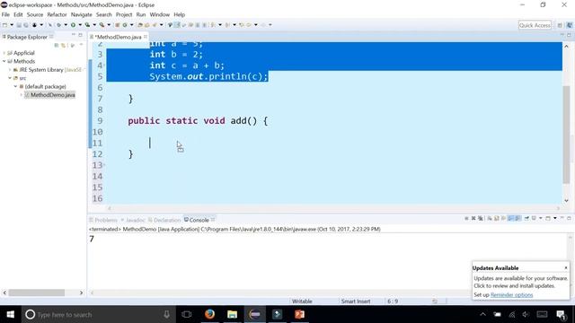 Java Methods - Intro to Creating a Method - Java Programming Course - Appficial