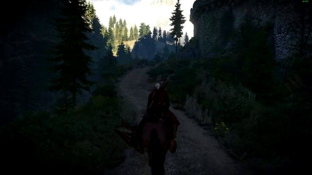 The Witcher 3 Wild Hunt: Some riding near Kaer Morhen (1080p 60fps) смотреть онлайн