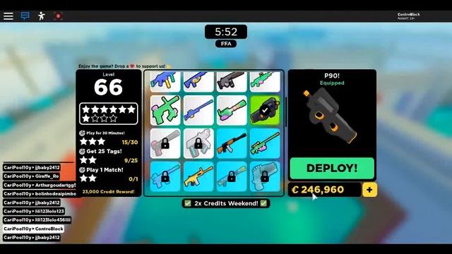 Доказательство что у роблокса говняный античит!!! Игра Big Paintball/Roblox смотреть онлайн