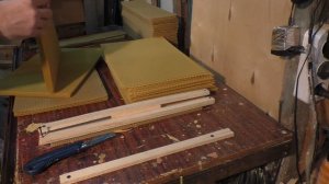 Вощина на 145 Рамка из Дадан  разкладываю