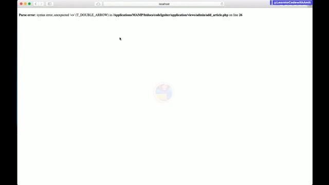 How to Add Articles in website using Codeigniter | part 36