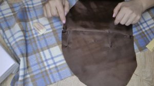 Шью пальто / Часть 2 / Как сделать прорезной карман с накладной листочкой