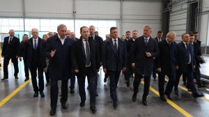 Уфимский район. Открытие завода «АМКОДОР-Агидель», октябрь 2023 г.