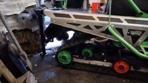 реечный домкрат для снегохода . Опять переделка саней