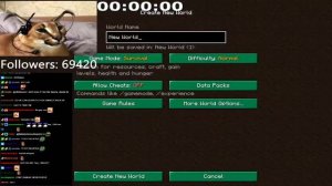 Floppa Speedruns Minecraft