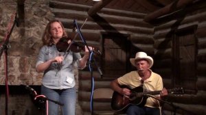 Erynn Marshall with Mac Benford at Suwannee Banjo Camp 3.12