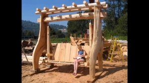 Качели из бревен своими руками 10 лучших идей