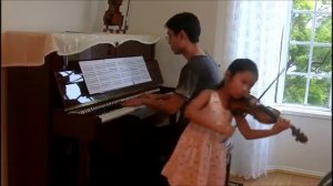 Rieding Violin Concerto in B minor Op.35 Movement 3 (Mingming at 6; 1 Year 4 Months of Study)