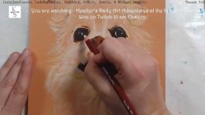 Pastel Pencil Drawing of Sophie - Daily Art Adventure Live REPLAY!