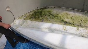 Замена пленки в каркасном бассейне на Лайнер Часть 1. Ремонт каркасного бассейна лайнером