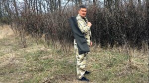 Сайга-МК в чехле или чехол на Сайге. Чехол в кармане для надзорных органов.