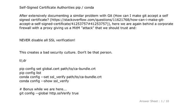Windows : How to add a custom CA Root certificate to the CA Store used by pip in Windows? смотреть онлайн
