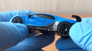 MINI GT 1:64 Bugatti Chiron Pur Sport (детальный обзор)