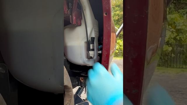 Windshield wiper pump replacement