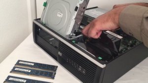 How to Upgrade Memory RAM of HP Compaq 8000 Elite Computer System, 4 Memory Modules of 2GB Each