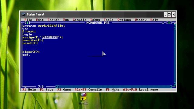 Turbo Pascal. Основы программирования. Видеоурок 5. Работа с файлами. (Артём Кашеваров)