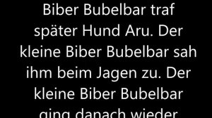 Der kleine Biber Bubelbar (für Kinder)