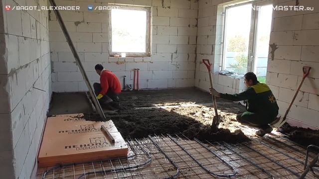 ✅ Полусухая стяжка пола.  О чем не знают 98% людей. [SashaBagot.ru]