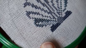 Кошелек с фермуаром с вышивкой крестиком. Purse with embroidery.