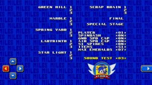 Соник 1 СЕКРЕТНОЕ МЕНЮ/Как сделать?