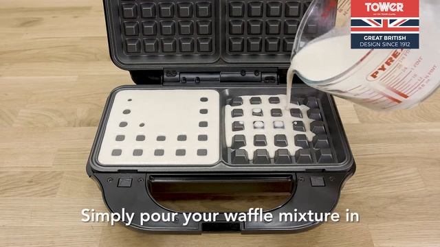Tower 3-in-1 Grill with Sandwich and Waffle Maker смотреть онлайн
