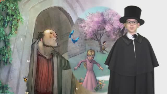 Oscar Wilde, "The Selfish Giant", by Maksim Bocharnikov, 4th grade, Nadym Gymnasium