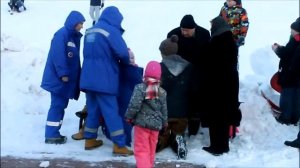 Опасные катания на ватрушках