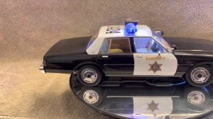 1/18 scale Riverside County CA Sheriff Diecast Chevy Caprice with working lights and siren