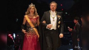 Самая яркая королева Нидерландов Максима!