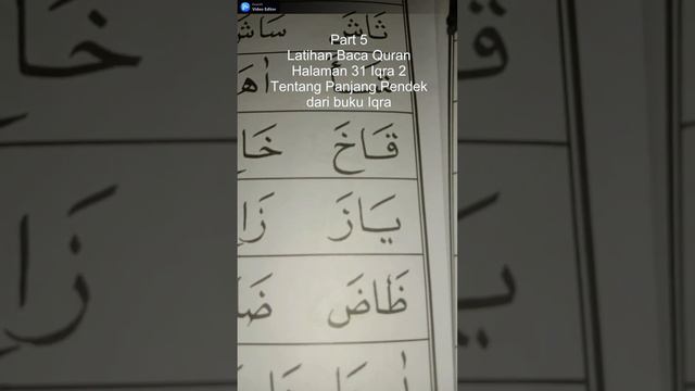 Part 5 Bareng Belajar Quran Halaman 31 Iqro 2