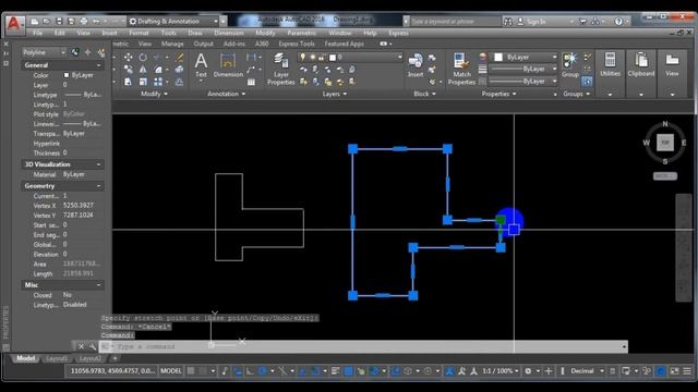 AutoCAD tutorial | What defferent between line and polyline in AutoCAD смотреть онлайн