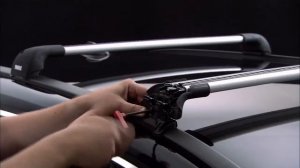 Багажник на крышу, THULE Edge 959x в штатные места   на интегрированный рейлинг