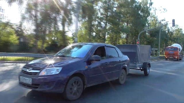 Прицеп МЗСА КОМПАКТ 817700.002 с тентом 1,1м + ЛАДА ГРАНТА. ЦЛП АРИВА смотреть онлайн